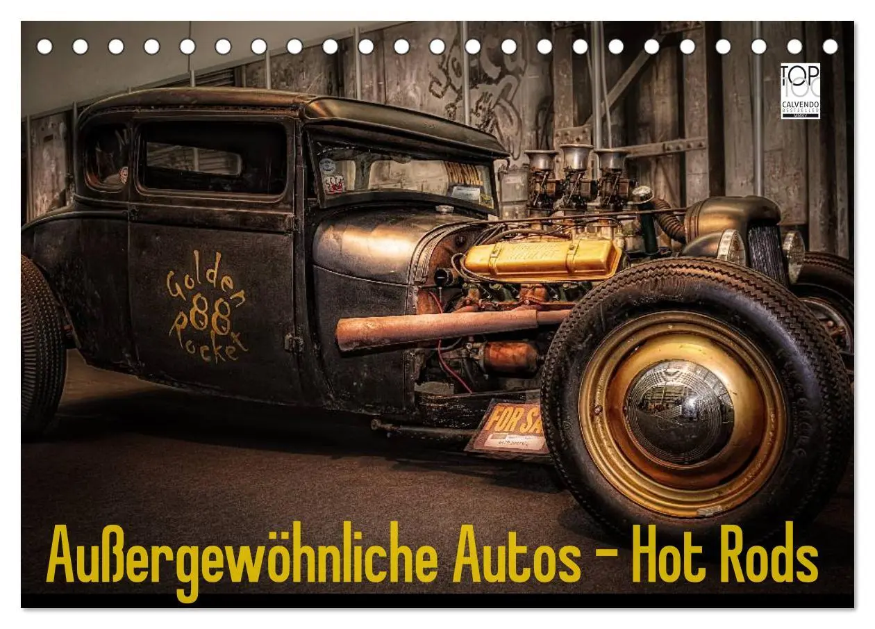 Cover: 9783516169928 | Außergewöhnliche Autos - Hot Rods (Tischkalender 2026 DIN A5 quer),...