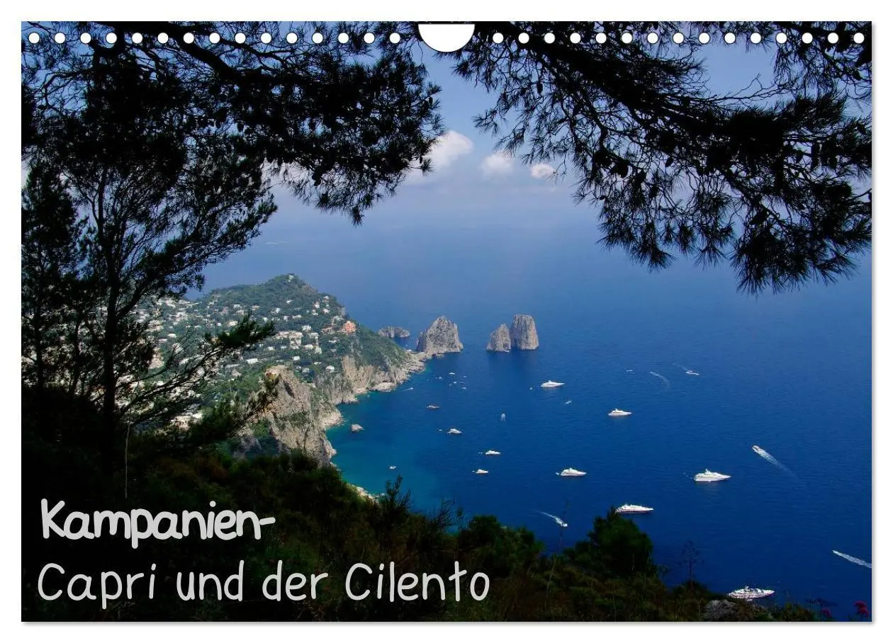 Cover: 9783516239928 | Kampanien - Capri und der Cilento (Wandkalender 2026 DIN A4 quer),...