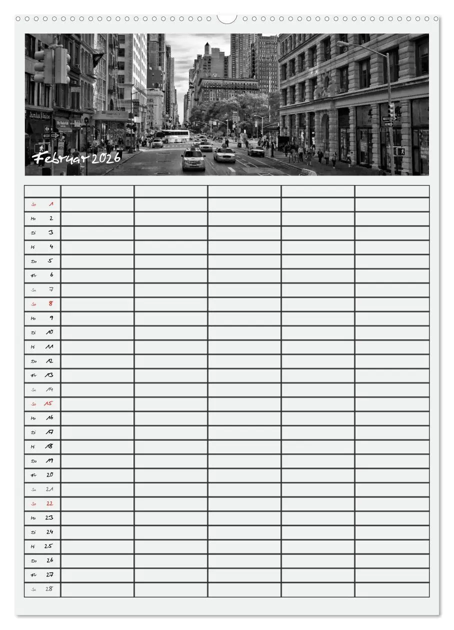 Bild: 9783516479928 | NEW YORK CITY Teamplaner (Wandkalender 2026 DIN A2 hoch), CALVENDO...
