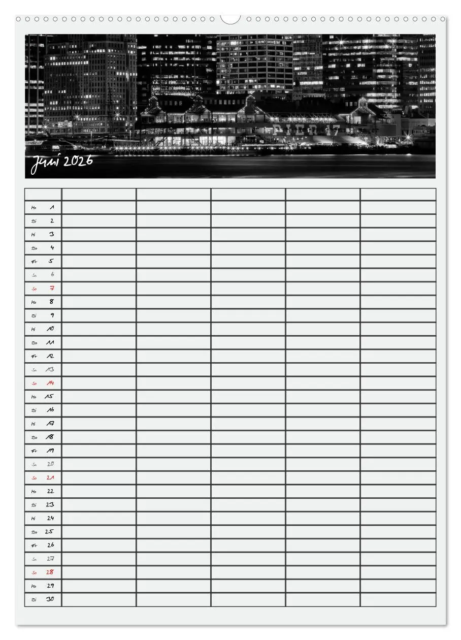 Bild: 9783516479928 | NEW YORK CITY Teamplaner (Wandkalender 2026 DIN A2 hoch), CALVENDO...