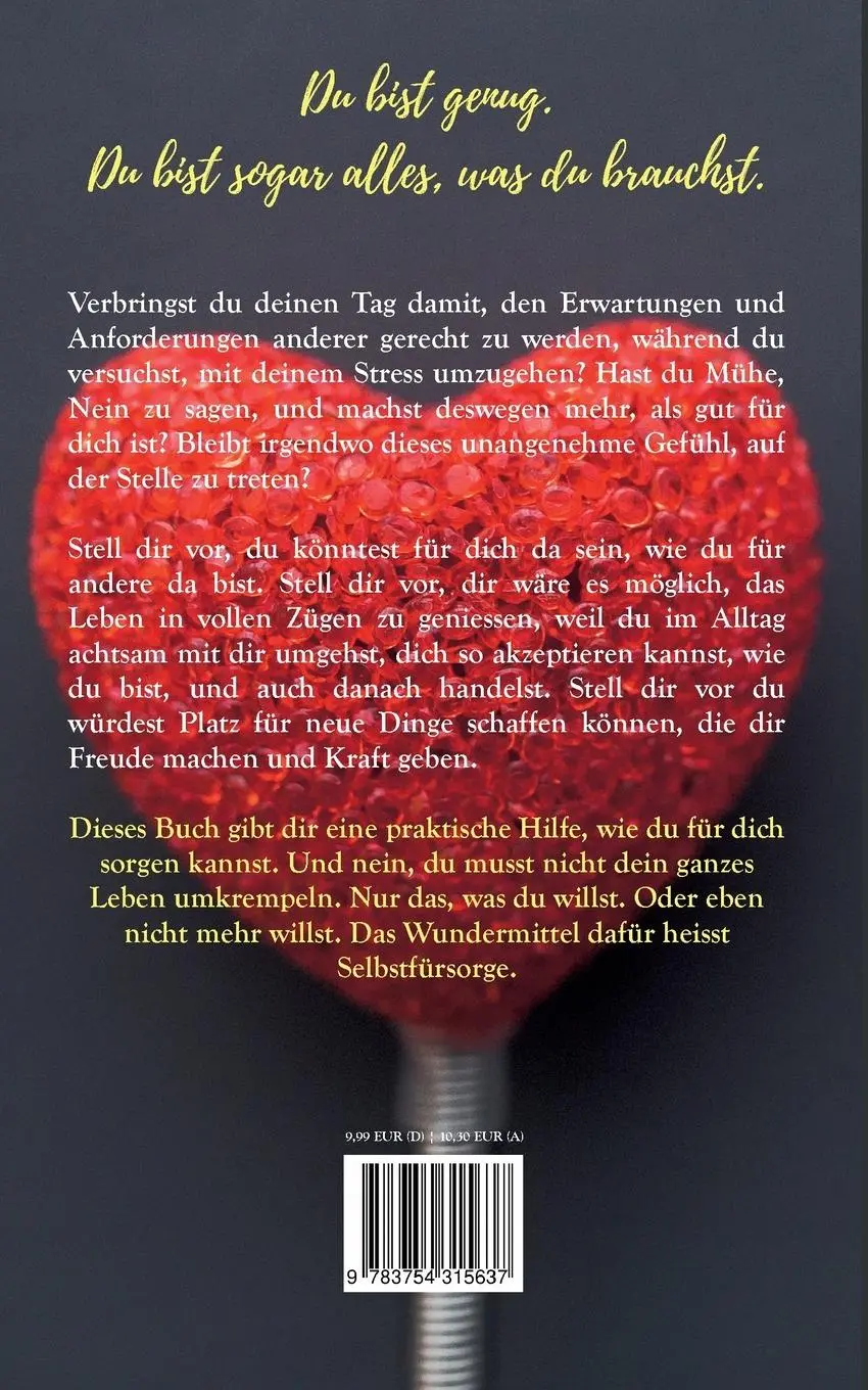 Rückseite: 9783750499928 | Selbstfürsorge | Inspirationen für ein neues Lebensgefühl | Ansermoz