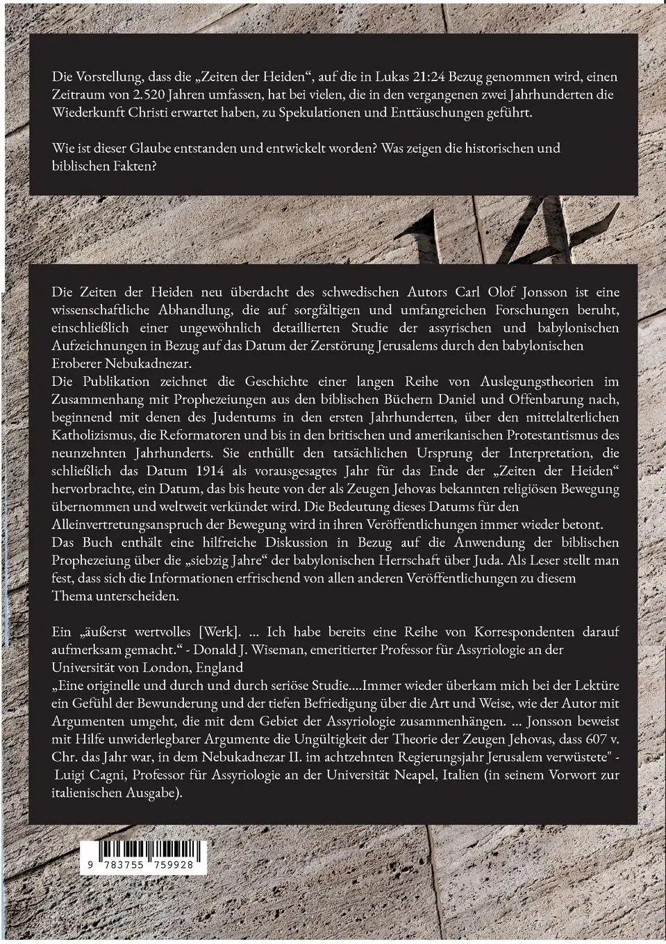 Rückseite: 9783755759928 | Die Zeiten der Heiden neu überdacht | Christian Münkel | Taschenbuch