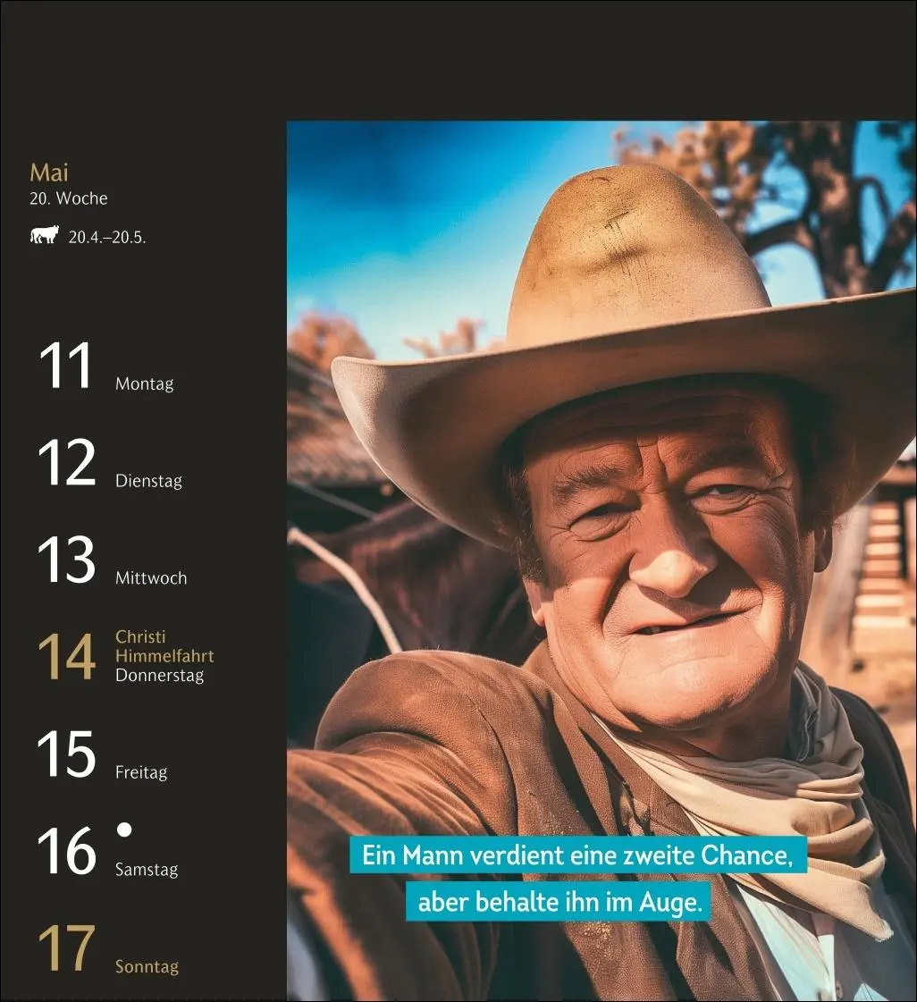 Bild: 9783840039928 | Impossible Selfies Postkartenkalender 2026 - Kuriose KI-Porträts,...