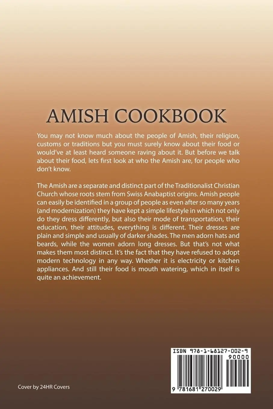 Rückseite: 9781681270029 | Amish Cookbook | Delicious, Fast and Easy Amish Recipes | Alston