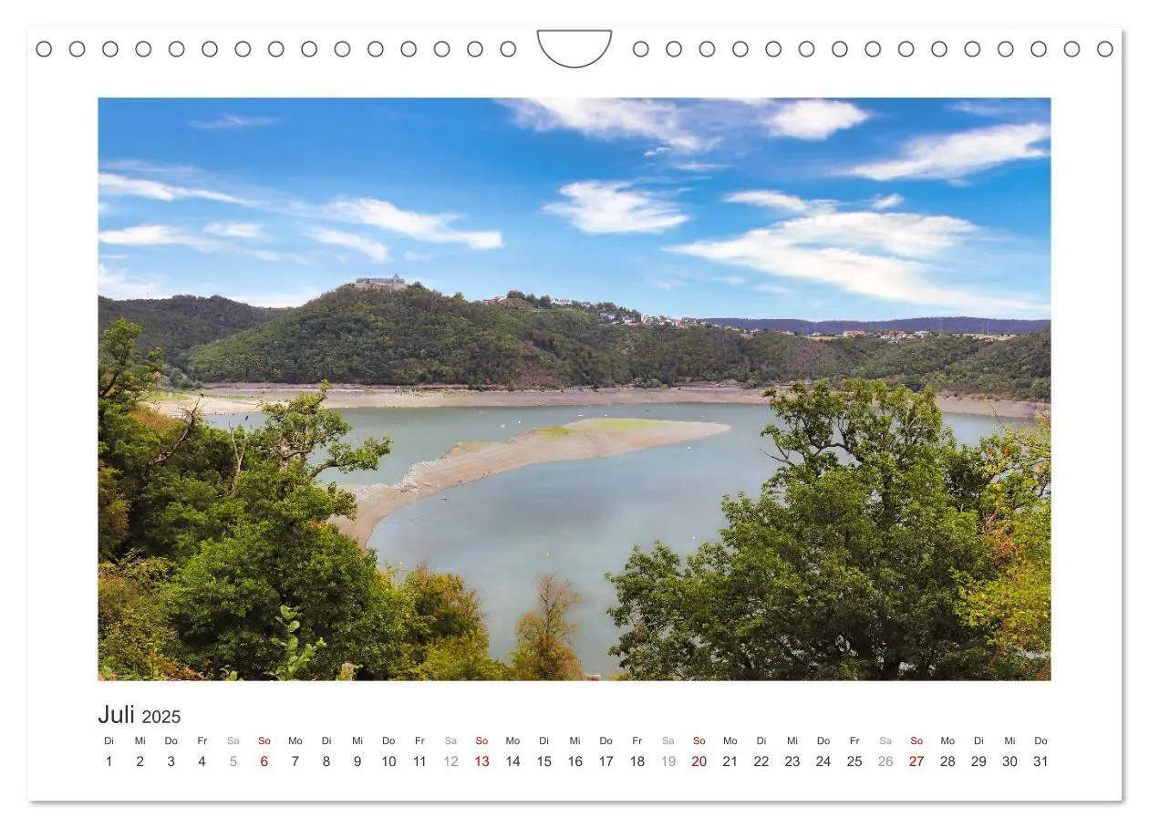 Bild: 9783435000029 | Der Edersee, Nordhessens Atlantis (Wandkalender 2025 DIN A4 quer),...