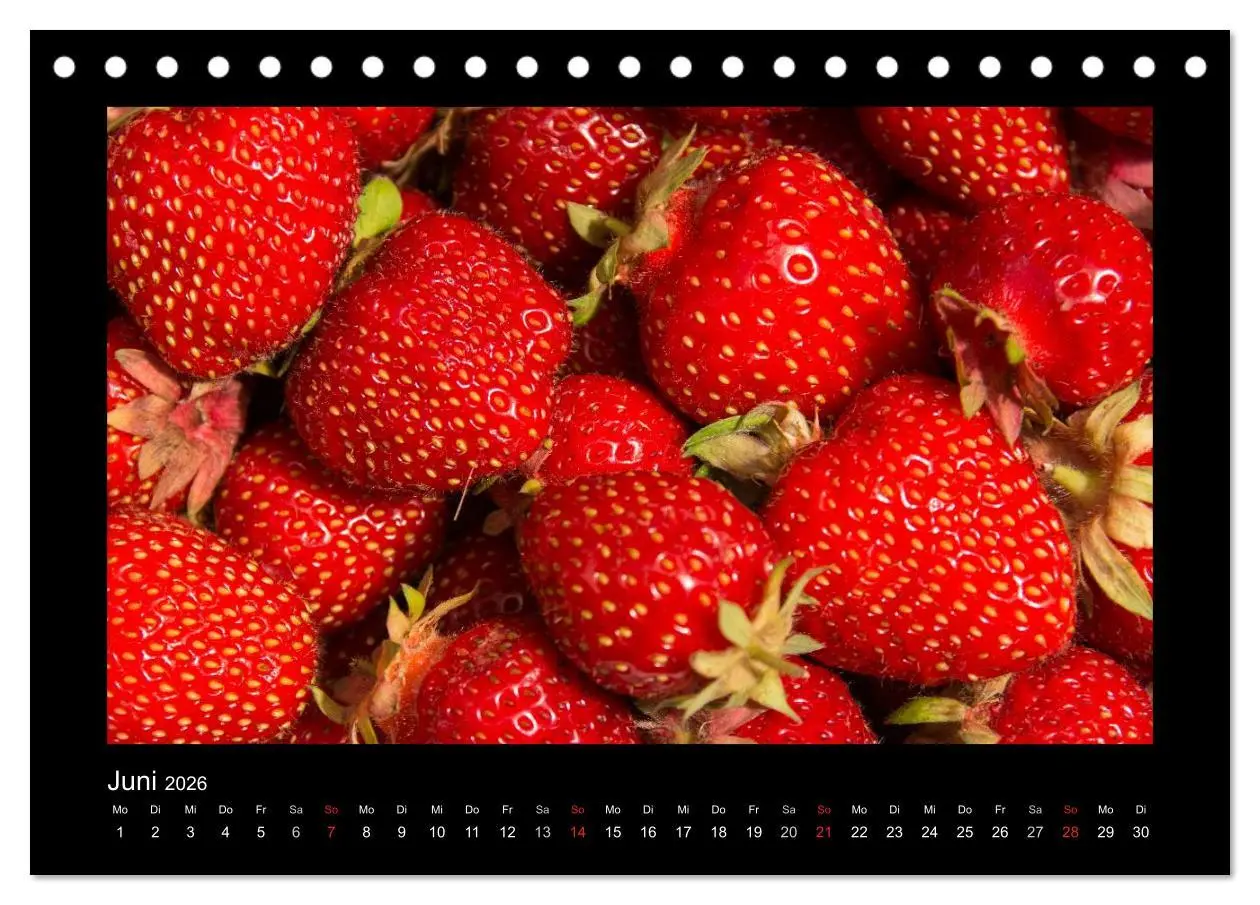 Bild: 9783516110029 | essbar - Buntes Obst und Gemüse (Tischkalender 2026 DIN A5 quer),...