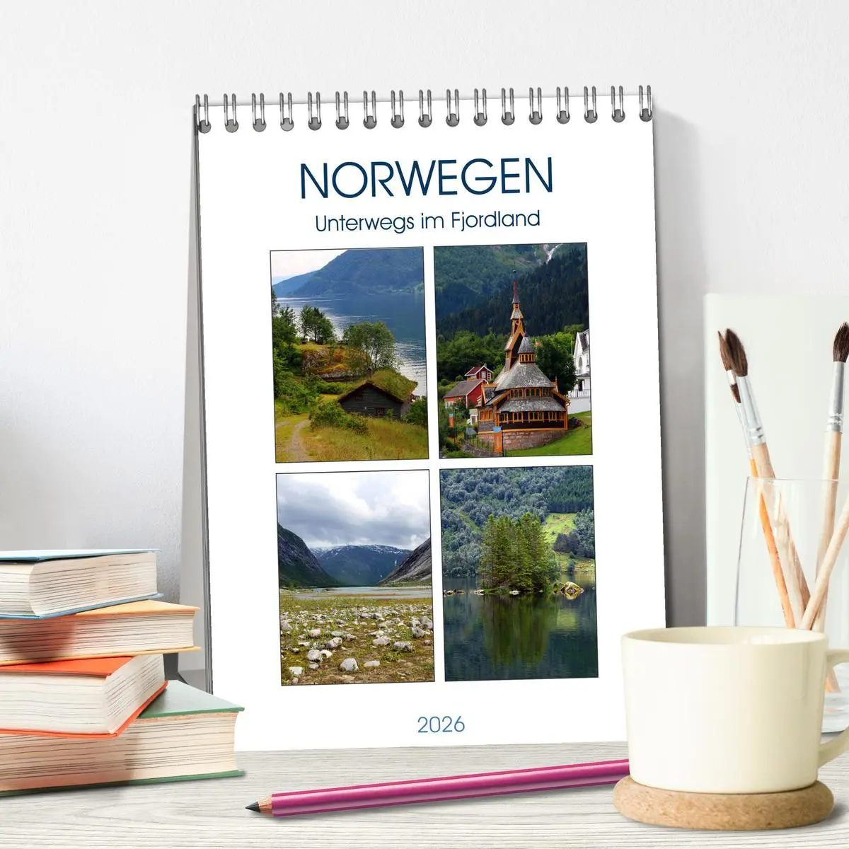 Bild: 9783516420029 | Norwegen - Unterwegs im Fjordland (Tischkalender 2026 DIN A5 hoch),...