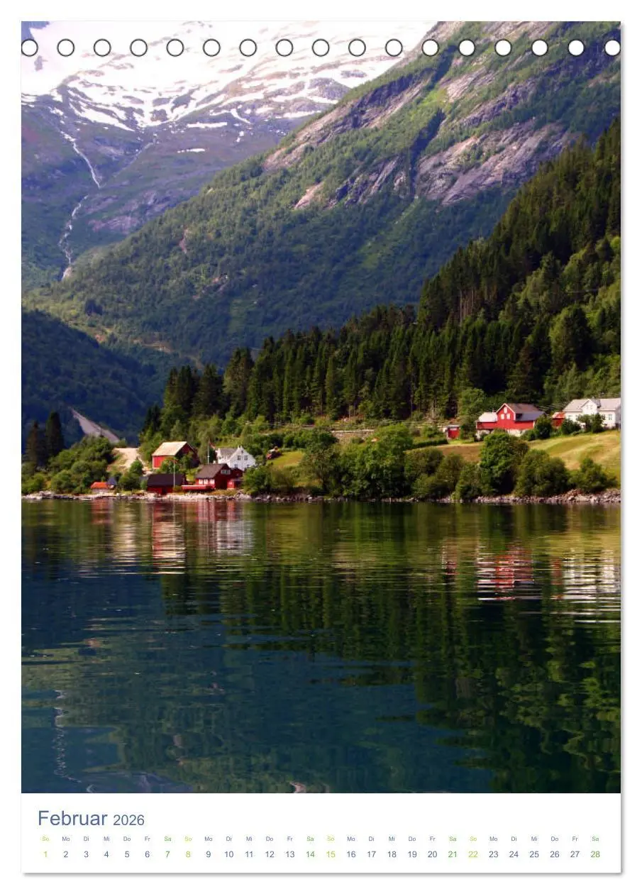 Bild: 9783516420029 | Norwegen - Unterwegs im Fjordland (Tischkalender 2026 DIN A5 hoch),...
