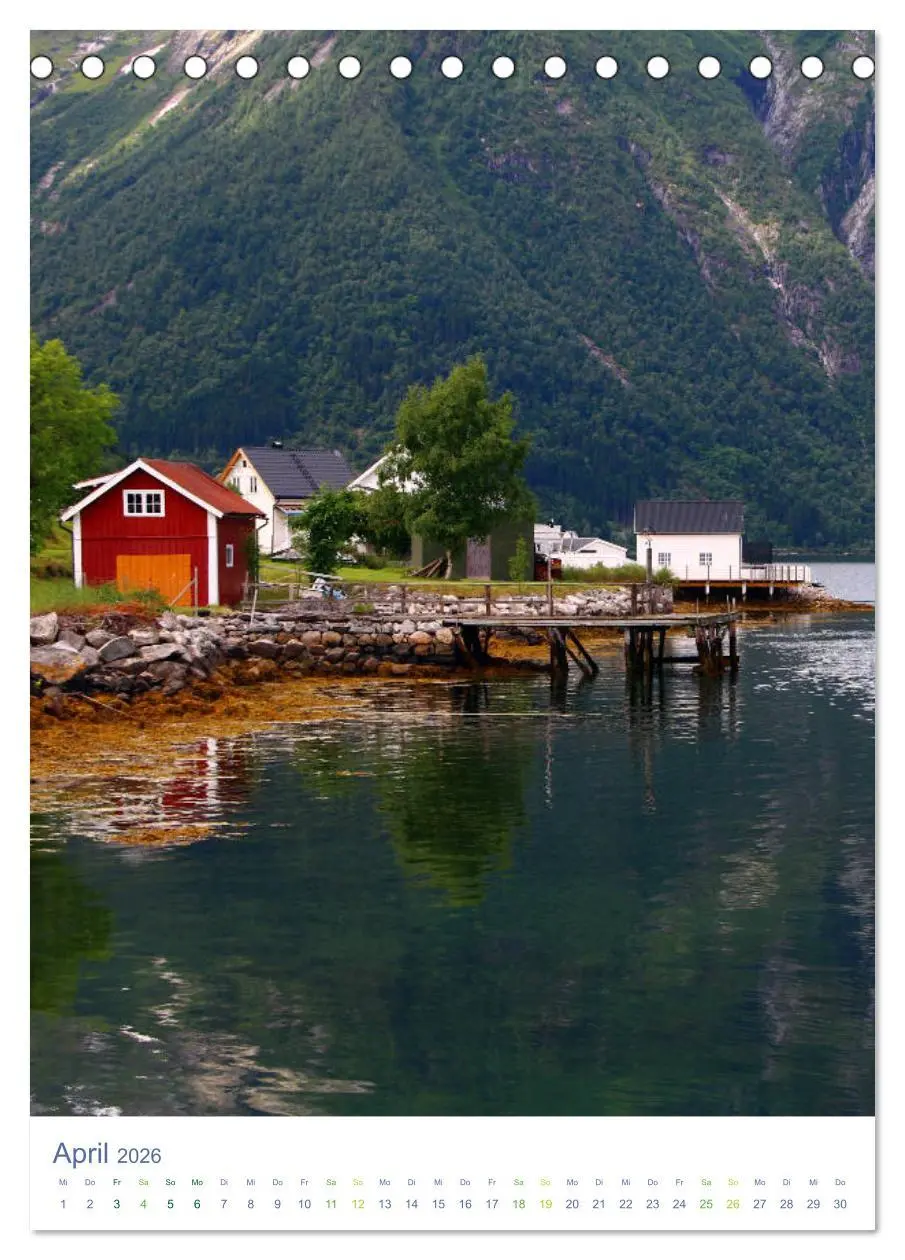 Bild: 9783516420029 | Norwegen - Unterwegs im Fjordland (Tischkalender 2026 DIN A5 hoch),...