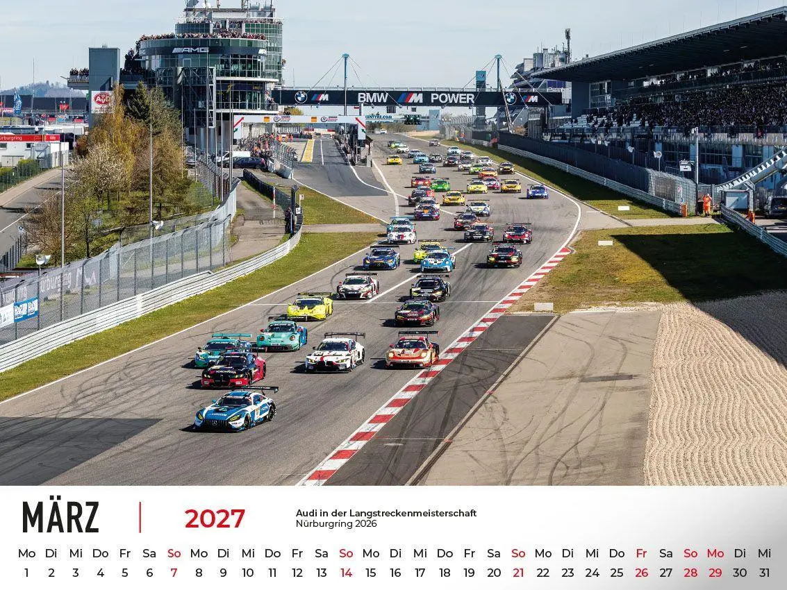 Bild: 9783693570029 | Audi im Rennsport Kalender 2027 | Frank Pommer | Kalender | Deutsch