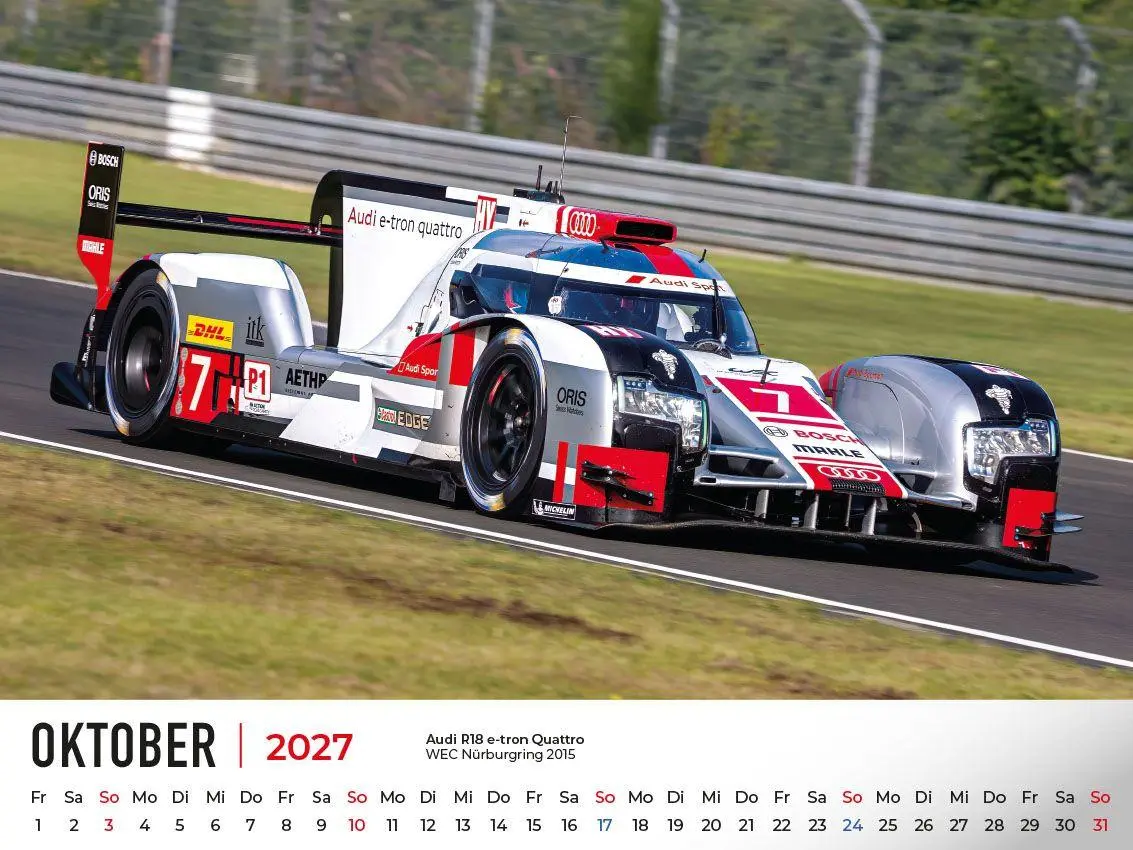Bild: 9783693570029 | Audi im Rennsport Kalender 2027 | Frank Pommer | Kalender | Deutsch