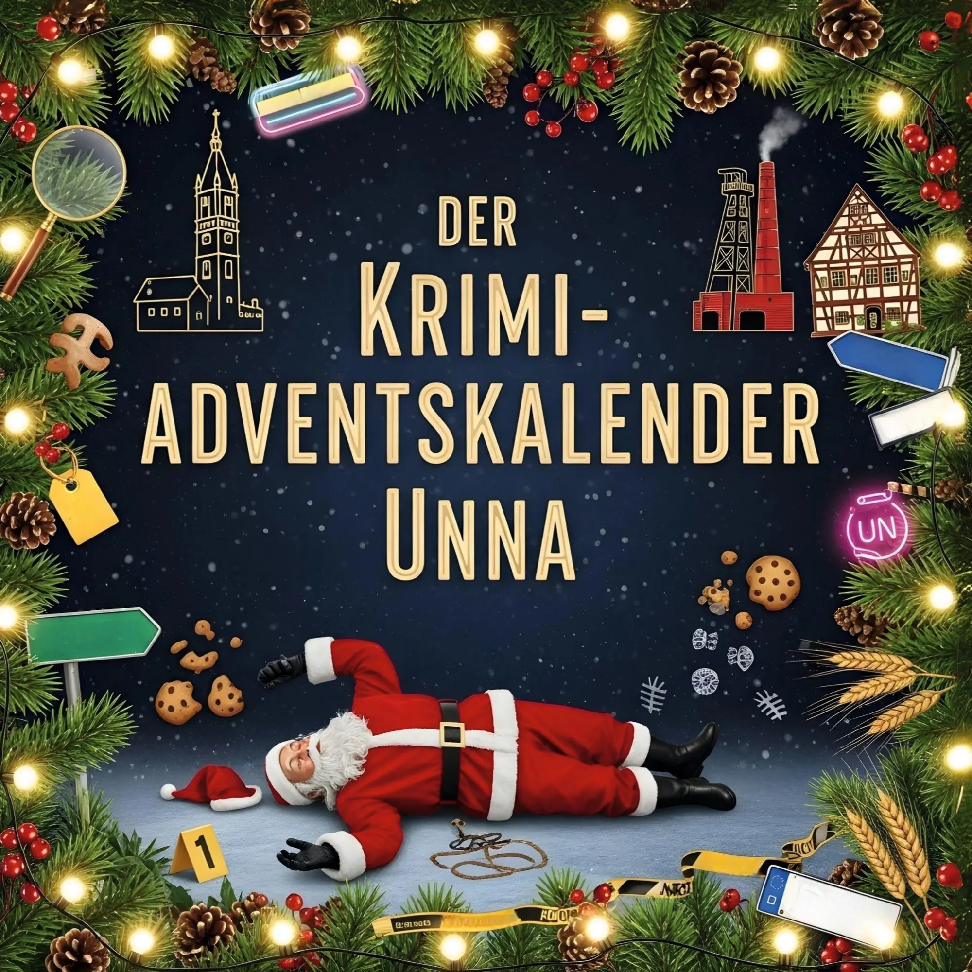 Cover: 9783695310029 | Der Krimi-Adventskalender Unna | Mordsverdächtig in 24 Akten | Becker