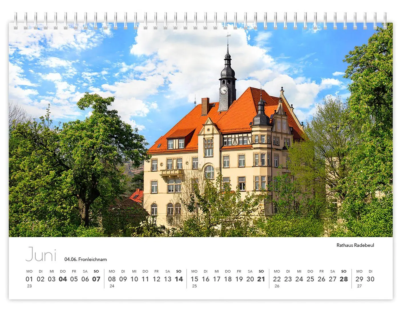 Bild: 9783910680029 | Radebeul kompakt 2026 | 21 x 15 cm weißes Kalendarium | Peter Schubert