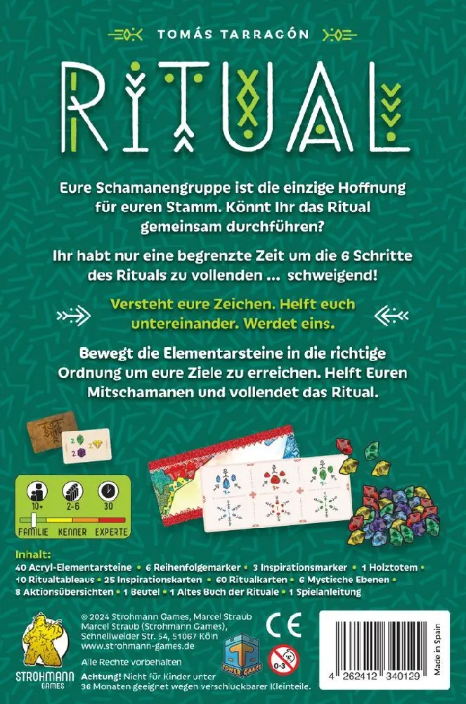 Bild: 4262412340129 | Ritual | Tomás Tarragón | Spiel | STRD0028 | Deutsch | 2024 | Asmodee