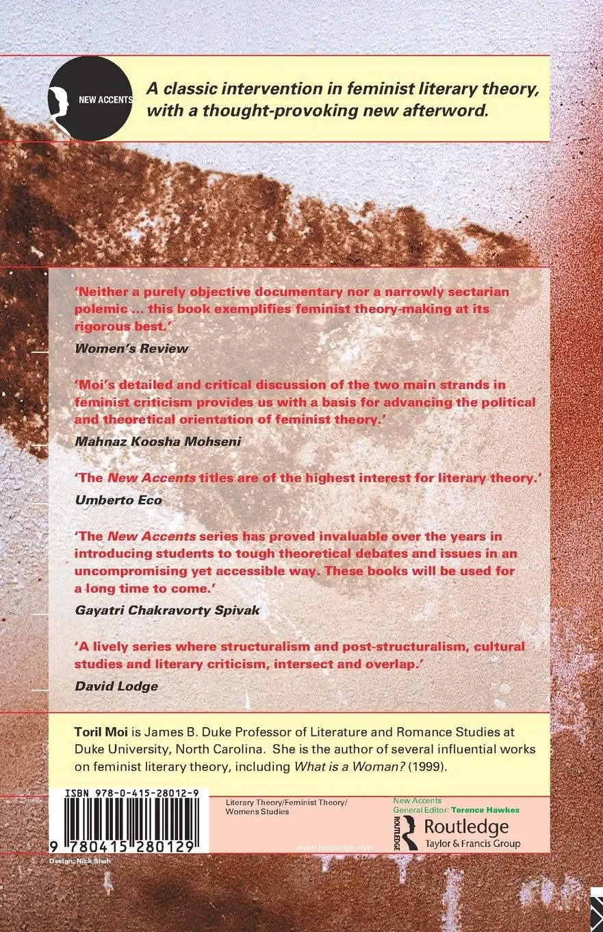 Rückseite: 9780415280129 | Sexual/Textual Politics | Feminist Literary Theory | Toril Moi | Buch