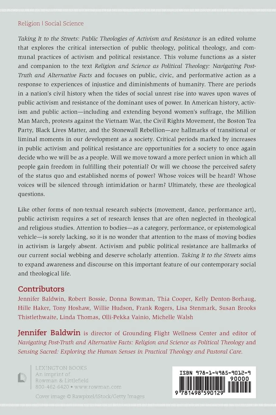 Rückseite: 9781498590129 | Taking It to the Streets | Jennifer Baldwin | Taschenbuch | Englisch