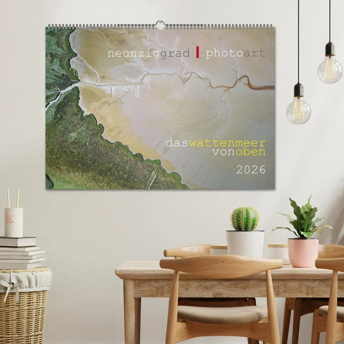 Bild: 9783457490129 | neunziggrad I photoart: das wattenmeer von oben (Wandkalender 2026...