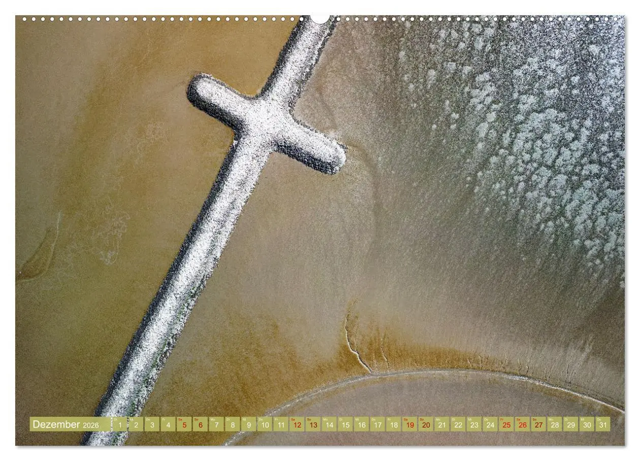 Bild: 9783457490129 | neunziggrad I photoart: das wattenmeer von oben (Wandkalender 2026...