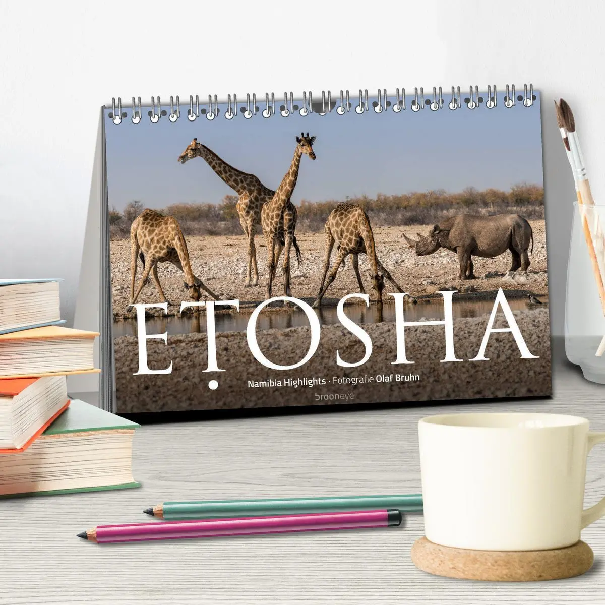 Bild: 9783457940129 | ETOSHA - Namibia Highlights (Tischkalender 2026 DIN A5 quer),...