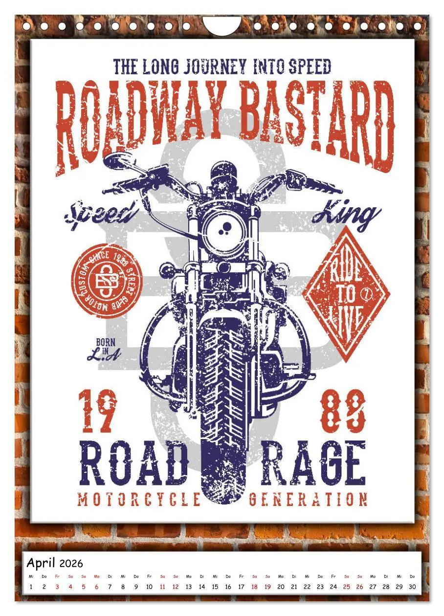 Bild: 9783516410129 | Motorrad - nostalgische Momente (Wandkalender 2026 DIN A4 hoch),...