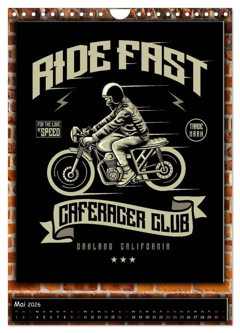 Bild: 9783516410129 | Motorrad - nostalgische Momente (Wandkalender 2026 DIN A4 hoch),...