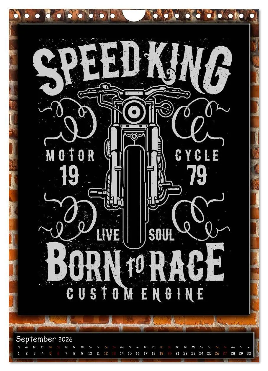Bild: 9783516410129 | Motorrad - nostalgische Momente (Wandkalender 2026 DIN A4 hoch),...