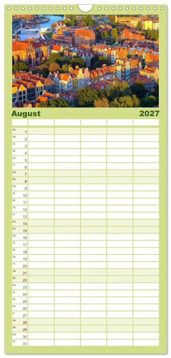 Bild: 9783594320129 | Familienplaner 2027 - Danzig - Die goldene Stadt an der Ostsee. mit...