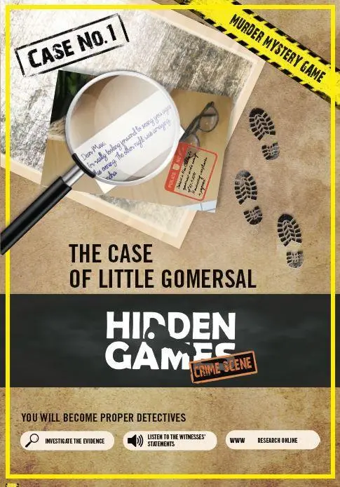 Cover: 4260686490229 | Hidden Games Crime Scene: Case 1 - The Little Gomersal Case | Spiel