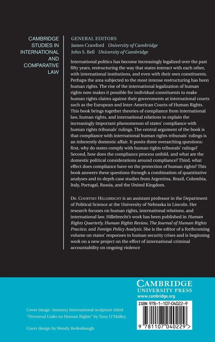 Rückseite: 9781107040229 | Domestic Politics and International Human Rights Tribunals | Buch
