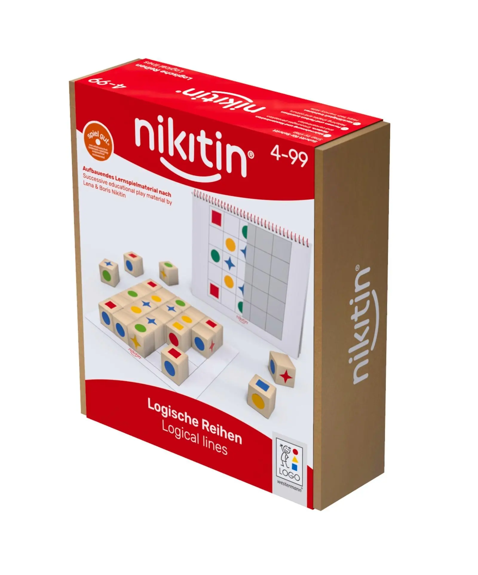 Cover: 9783072100229 | Das Nikitin Material. N8 Logische Reihen | Box | Lehr- und Lernkarten