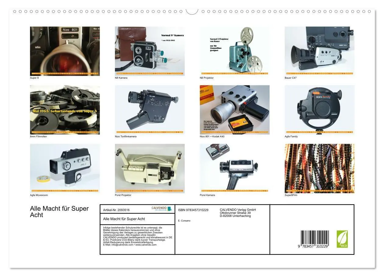 Bild: 9783457310229 | Alle Macht für Super Acht (hochwertiger Premium Wandkalender 2026...