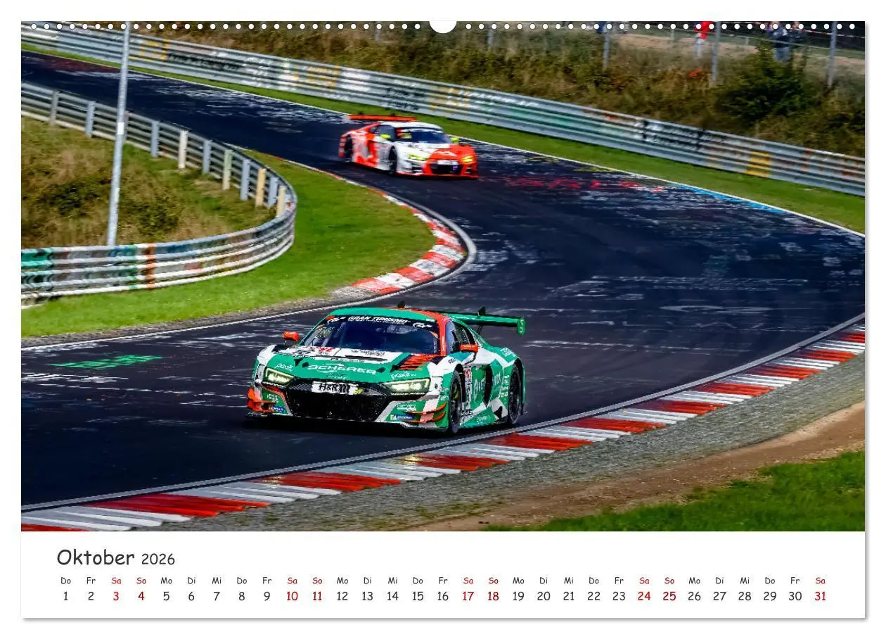 Bild: 9783457550229 | Nüburgring Langstrecken Serie 2026 (Wandkalender 2026 DIN A2 quer),...
