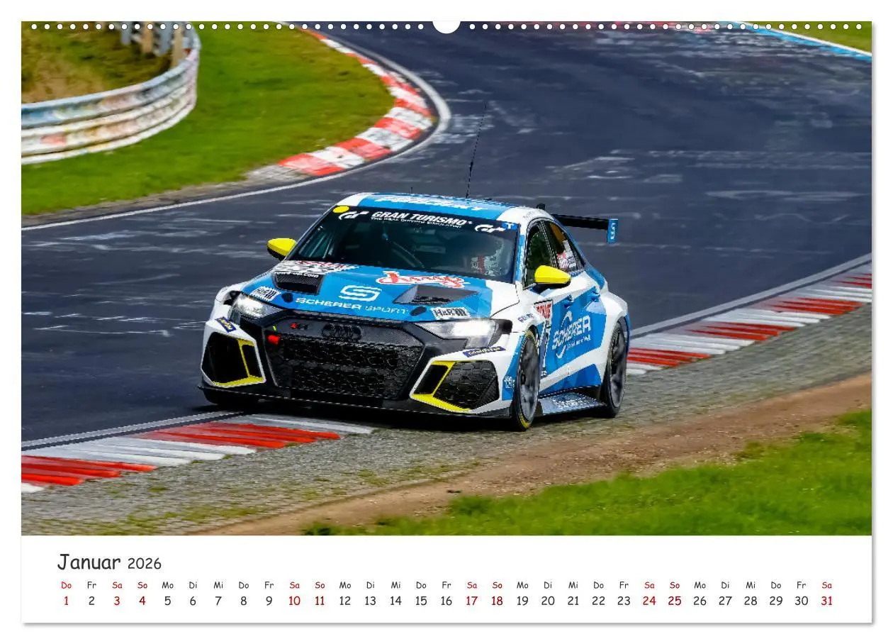 Bild: 9783457550229 | Nüburgring Langstrecken Serie 2026 (Wandkalender 2026 DIN A2 quer),...