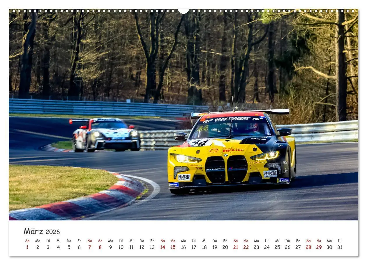 Bild: 9783457550229 | Nüburgring Langstrecken Serie 2026 (Wandkalender 2026 DIN A2 quer),...