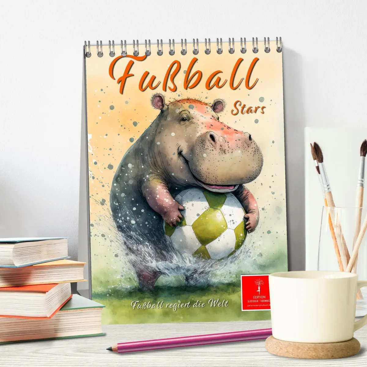 Bild: 9783516330229 | Fußball Stars - Fußball regiert die Welt (Tischkalender 2026 DIN A5...