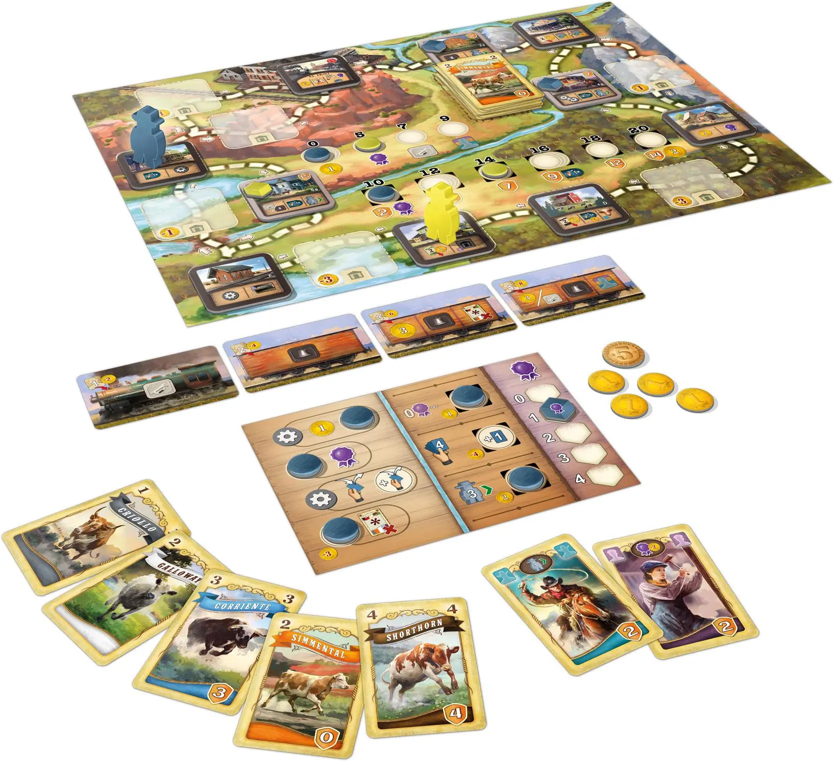 Bild: 4260402310329 | Great Western Trail: El Paso | Alexander Pfister (u. a.) | Spiel