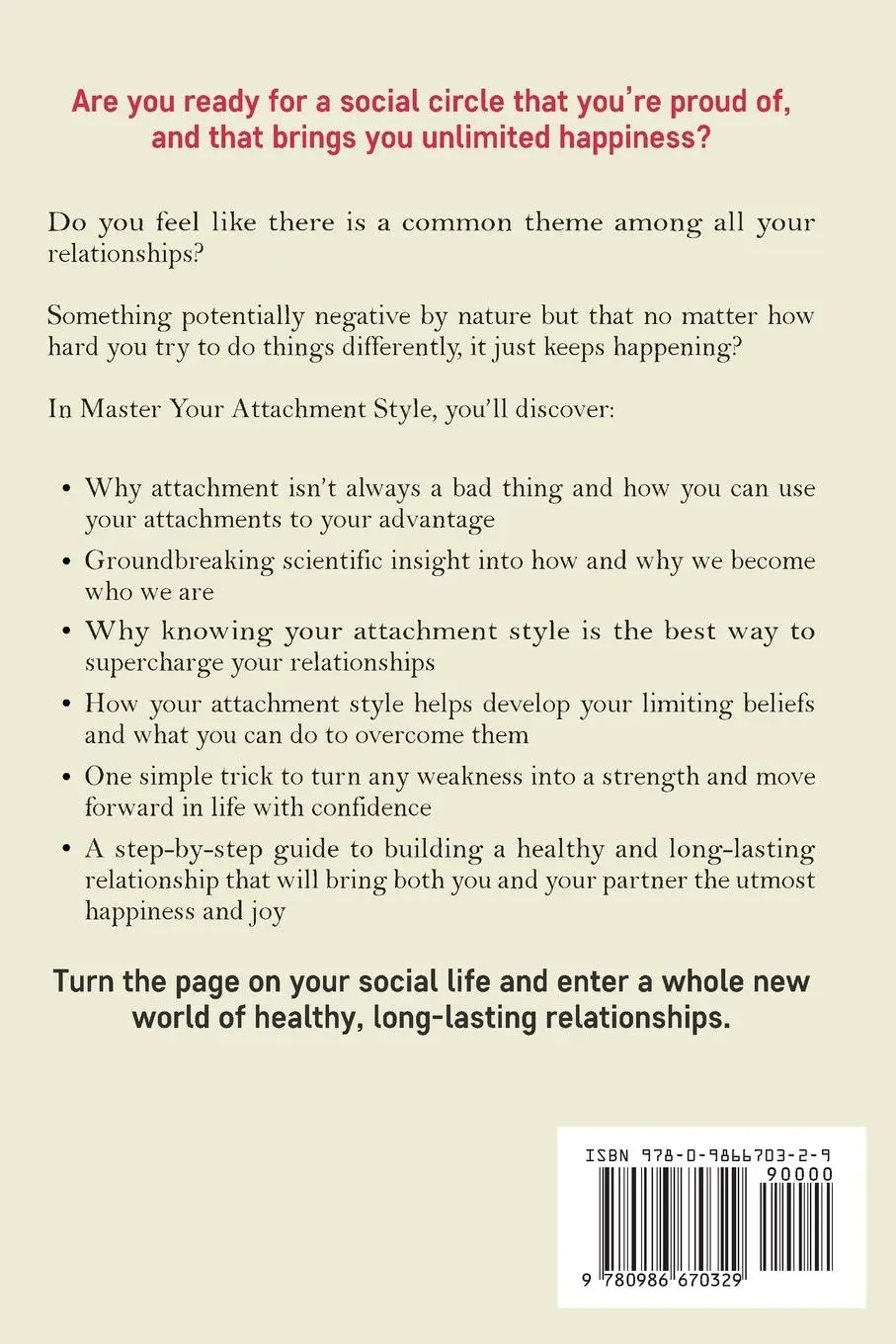 Rückseite: 9780986670329 | Master Your Attachment Style | Scott A Young | Taschenbuch | Englisch