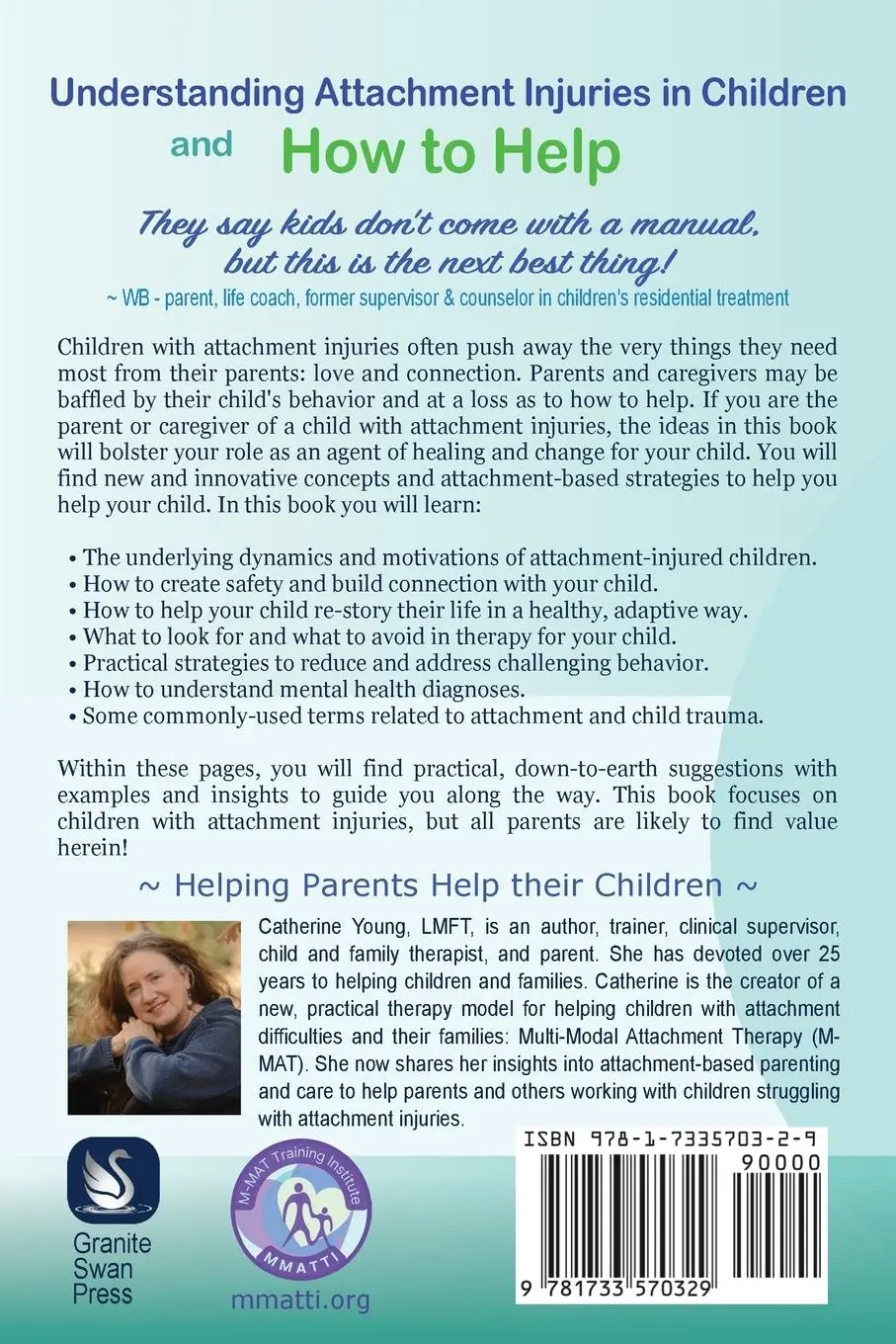 Rückseite: 9781733570329 | Understanding Attachment Injuries in Children and How to Help | Young