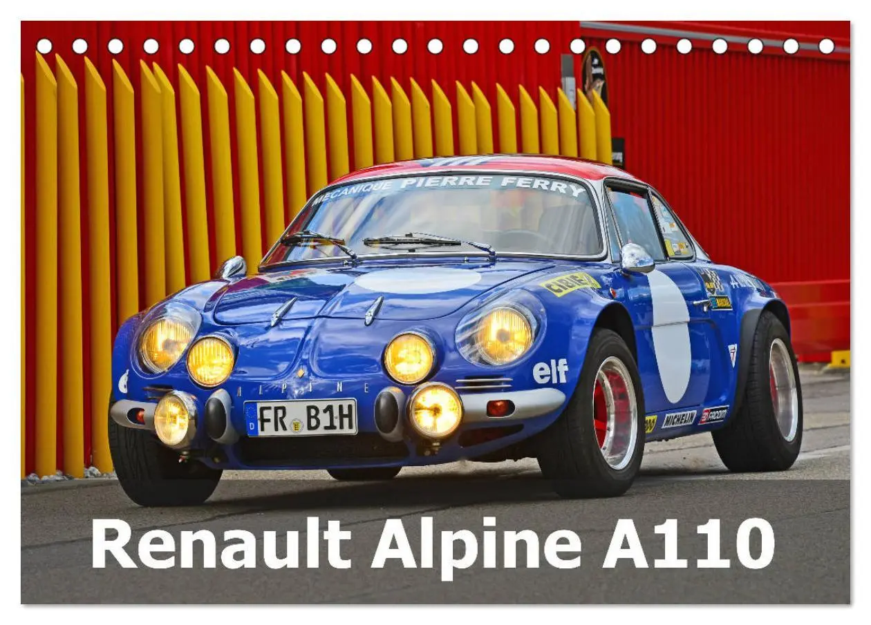 Cover: 9783457850329 | Renault Alpine A110 (Tischkalender 2026 DIN A5 quer), CALVENDO...