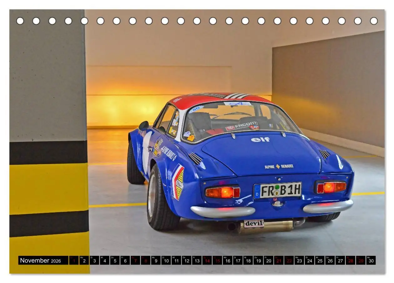 Bild: 9783457850329 | Renault Alpine A110 (Tischkalender 2026 DIN A5 quer), CALVENDO...