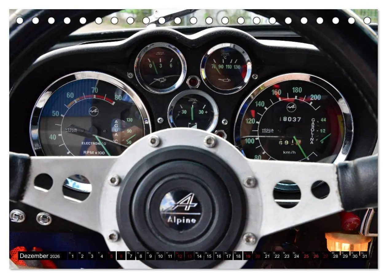 Bild: 9783457850329 | Renault Alpine A110 (Tischkalender 2026 DIN A5 quer), CALVENDO...
