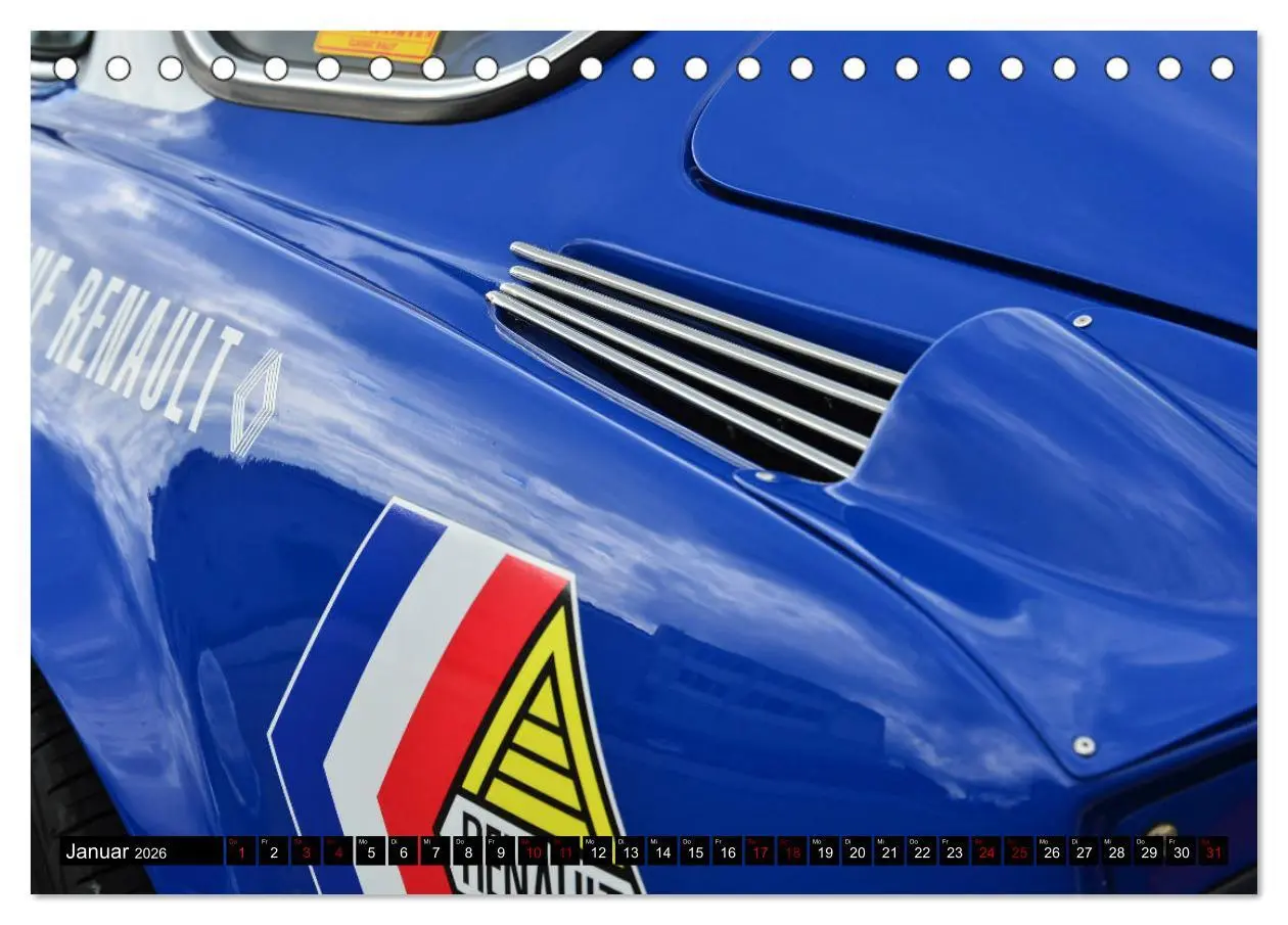 Bild: 9783457850329 | Renault Alpine A110 (Tischkalender 2026 DIN A5 quer), CALVENDO...