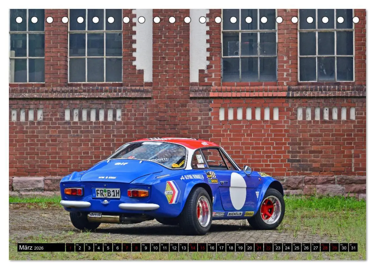 Bild: 9783457850329 | Renault Alpine A110 (Tischkalender 2026 DIN A5 quer), CALVENDO...