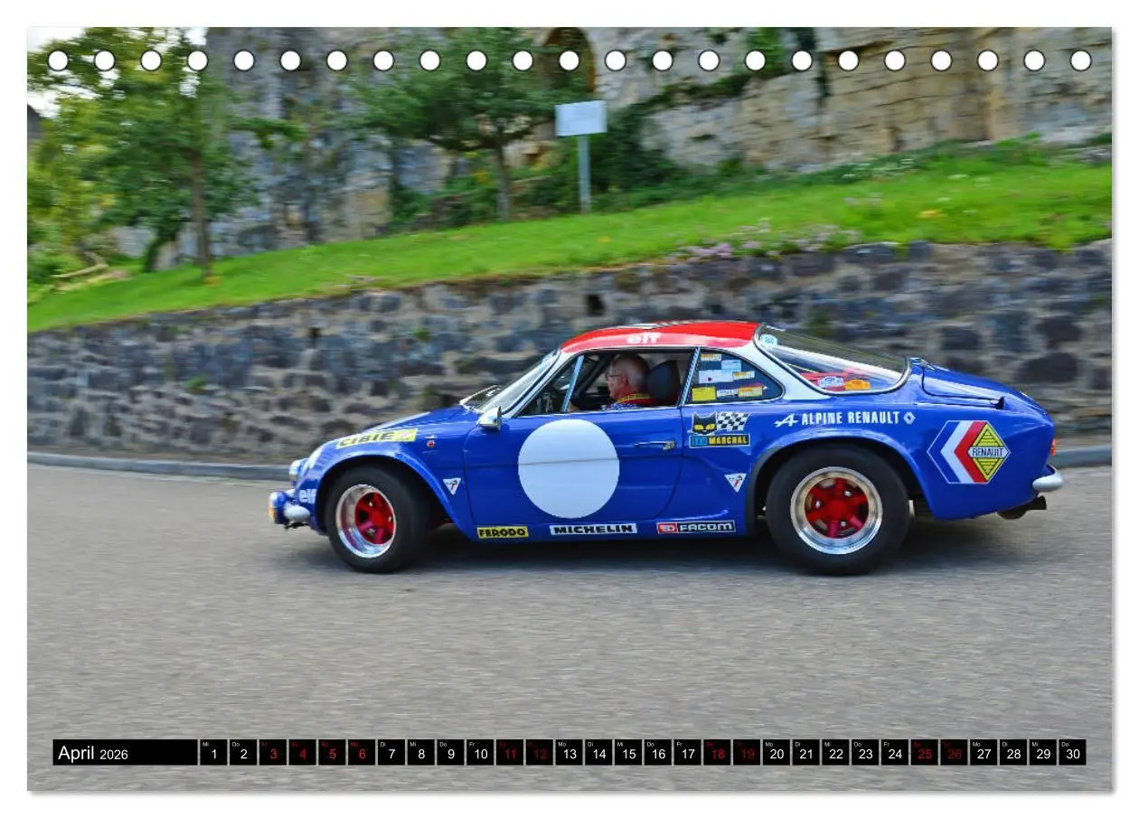 Bild: 9783457850329 | Renault Alpine A110 (Tischkalender 2026 DIN A5 quer), CALVENDO...
