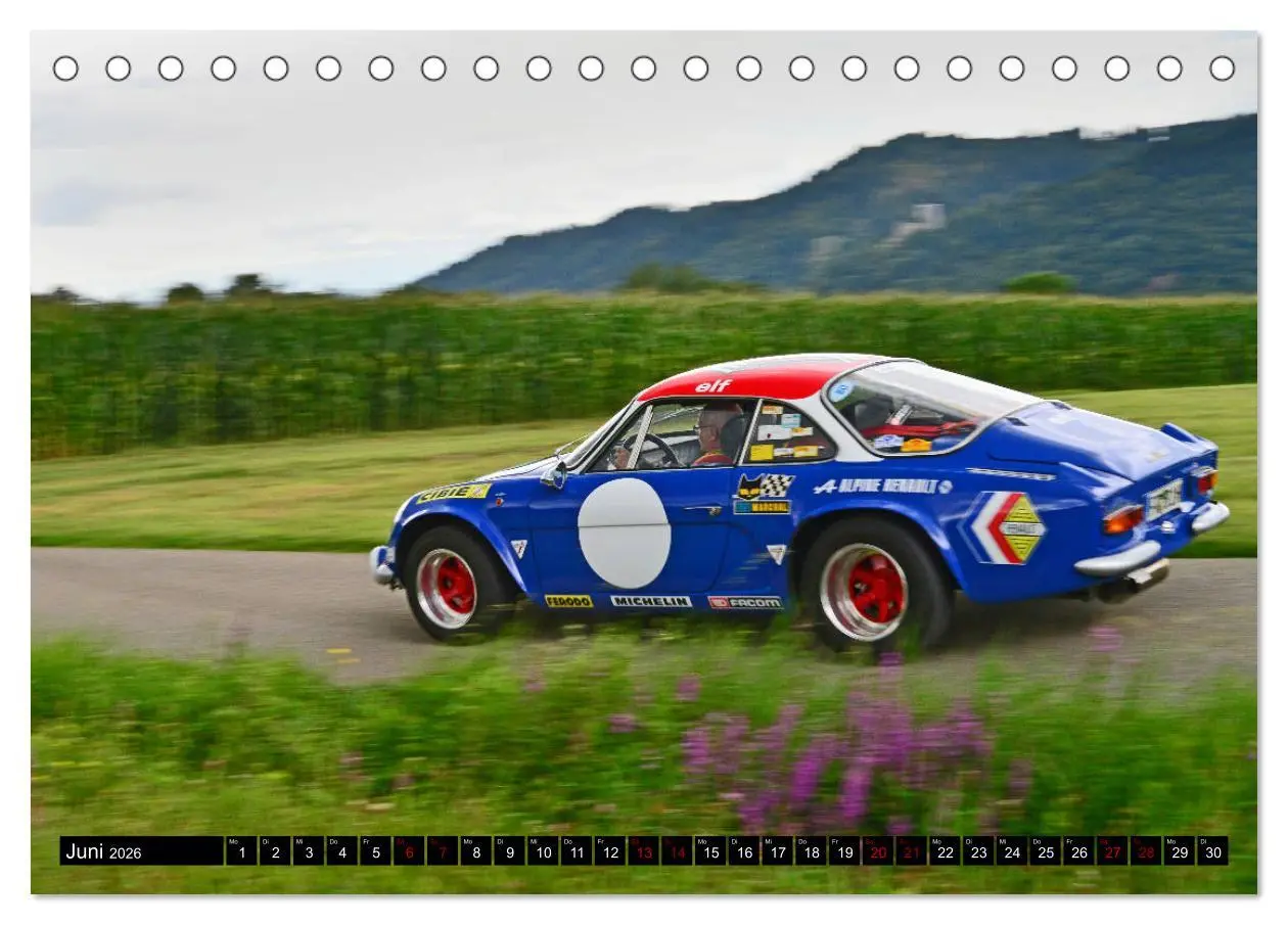 Bild: 9783457850329 | Renault Alpine A110 (Tischkalender 2026 DIN A5 quer), CALVENDO...