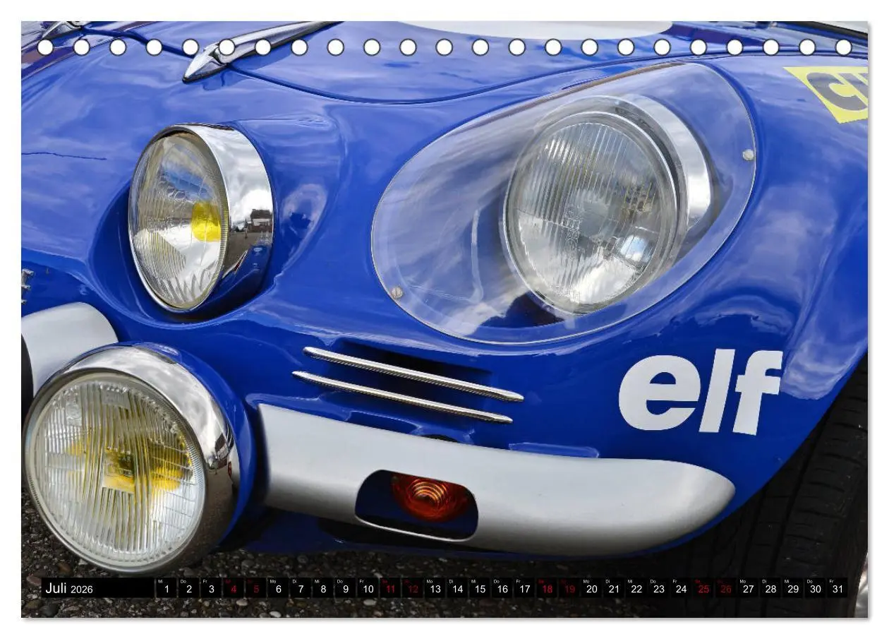 Bild: 9783457850329 | Renault Alpine A110 (Tischkalender 2026 DIN A5 quer), CALVENDO...
