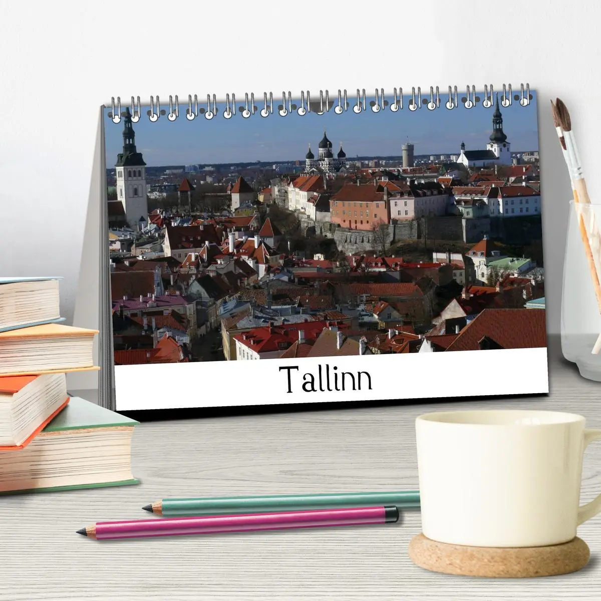 Bild: 9783516180329 | Tallinn (Tischkalender 2026 DIN A5 quer), CALVENDO Monatskalender