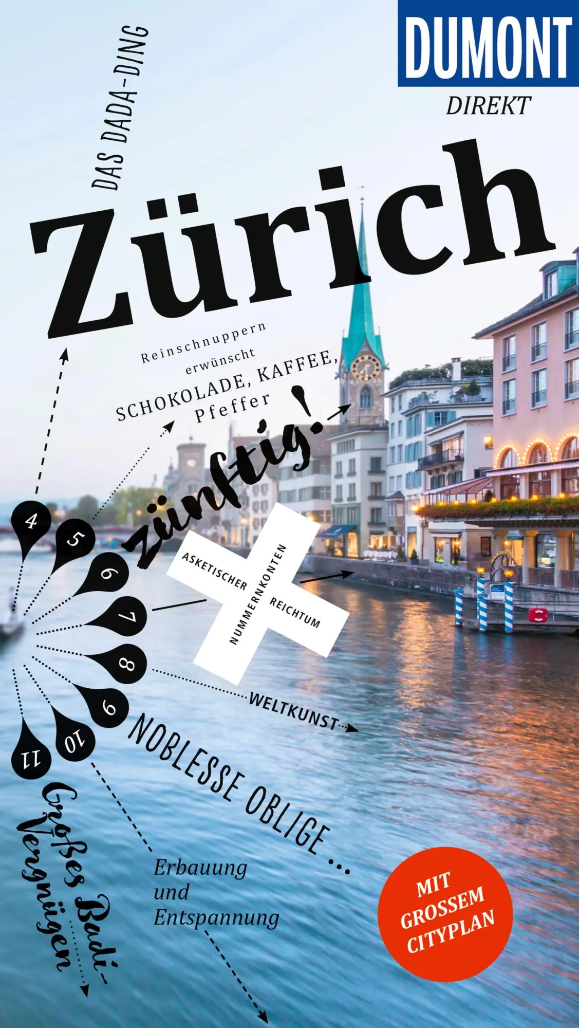 Cover: 9783616000329 | DUMONT direkt Reiseführer Zürich | Mit großem Cityplan | Taschenbuch