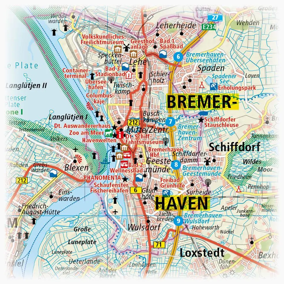 Bild: 9783747300329 | Ferienland zwischen Elbe und Weser 1:160 000 | (Land-)Karte | Deutsch
