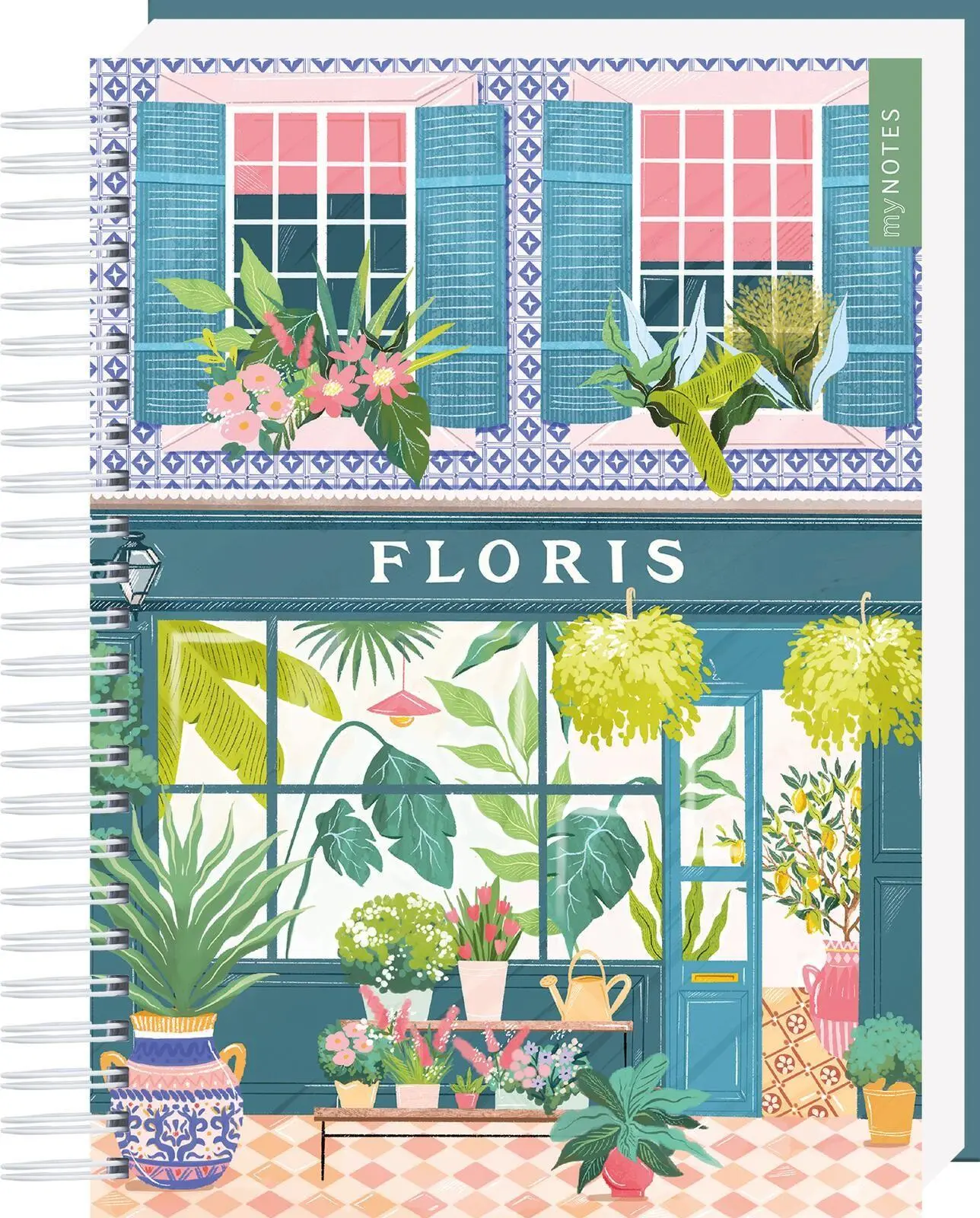Cover: 4014489140429 | myNOTES Papeterie: Ringbuch Simply, Katy - Florist Shop | Katy Simply